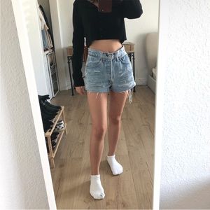 Vintage Levi’s High Waist Denim Shorts